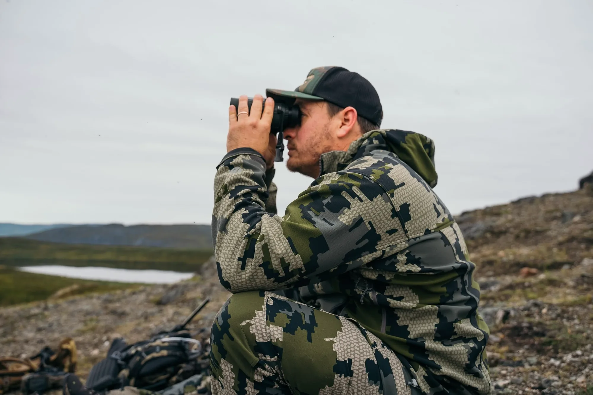 Glassing for muskox across the Greenland tundra