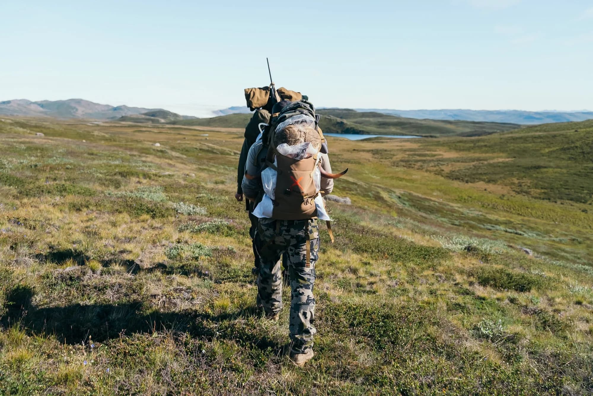 Packing out across the Arctic tundra on foot