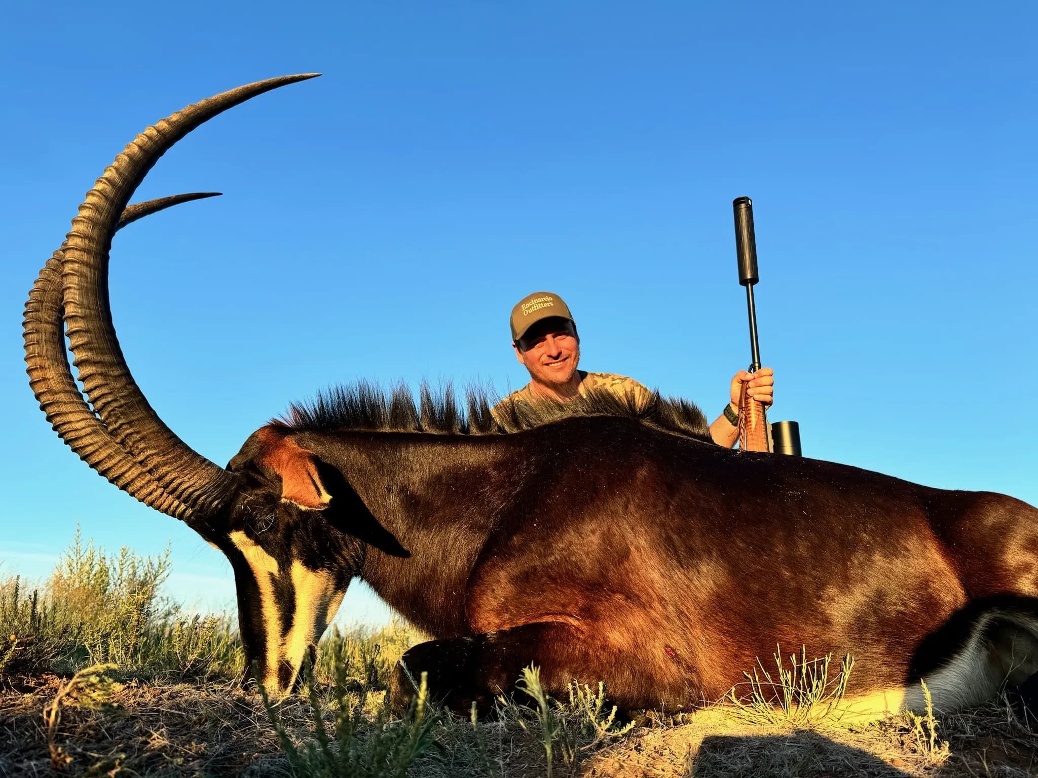Alex with sable trophy