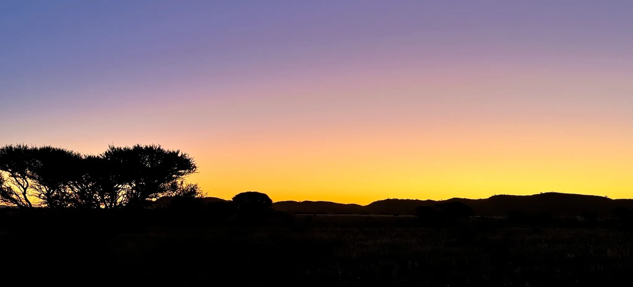 Dusk over the bushveld